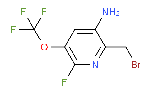 AM54780 | 1803978-89-3 | 3-Amino-2-(bromomethyl)-6-fluoro-5-(trifluoromethoxy)pyridine