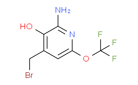 2-Amino-4-(bromomethyl)-3-hydroxy-6-(trifluoromethoxy)pyridine