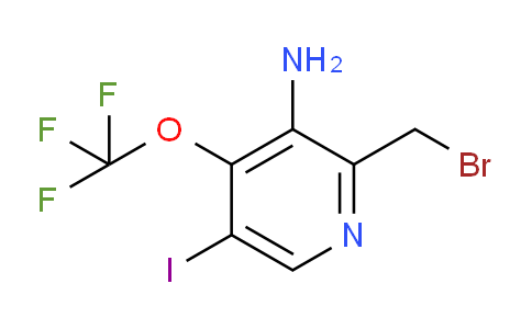 3-Amino-2-(bromomethyl)-5-iodo-4-(trifluoromethoxy)pyridine
