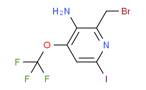 3-Amino-2-(bromomethyl)-6-iodo-4-(trifluoromethoxy)pyridine