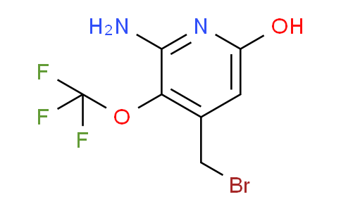 2-Amino-4-(bromomethyl)-6-hydroxy-3-(trifluoromethoxy)pyridine