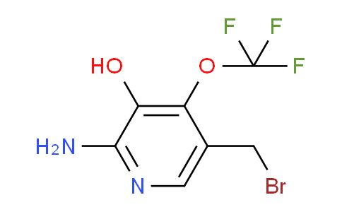 2-Amino-5-(bromomethyl)-3-hydroxy-4-(trifluoromethoxy)pyridine