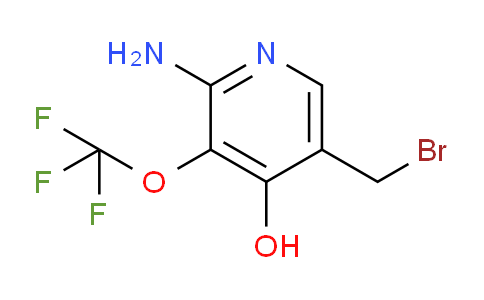 2-Amino-5-(bromomethyl)-4-hydroxy-3-(trifluoromethoxy)pyridine