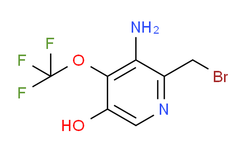 3-Amino-2-(bromomethyl)-5-hydroxy-4-(trifluoromethoxy)pyridine