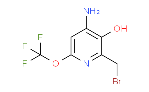 4-Amino-2-(bromomethyl)-3-hydroxy-6-(trifluoromethoxy)pyridine