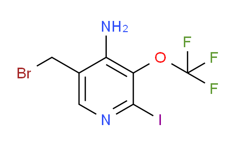 4-Amino-5-(bromomethyl)-2-iodo-3-(trifluoromethoxy)pyridine