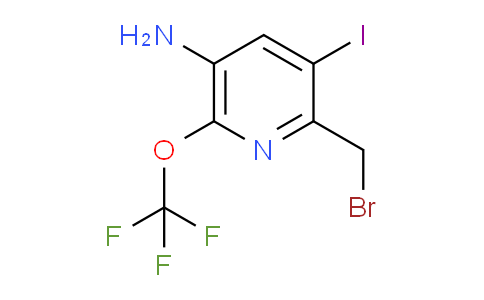 5-Amino-2-(bromomethyl)-3-iodo-6-(trifluoromethoxy)pyridine