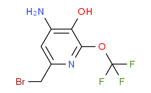 4-Amino-6-(bromomethyl)-3-hydroxy-2-(trifluoromethoxy)pyridine