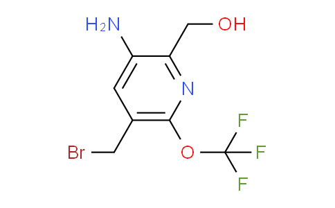 3-Amino-5-(bromomethyl)-6-(trifluoromethoxy)pyridine-2-methanol