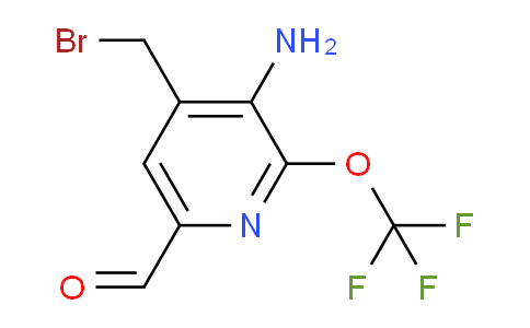 3-Amino-4-(bromomethyl)-2-(trifluoromethoxy)pyridine-6-carboxaldehyde