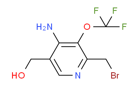 4-Amino-2-(bromomethyl)-3-(trifluoromethoxy)pyridine-5-methanol