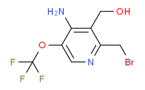 4-Amino-2-(bromomethyl)-5-(trifluoromethoxy)pyridine-3-methanol