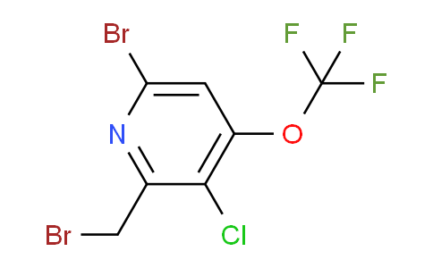 6-Bromo-2-(bromomethyl)-3-chloro-4-(trifluoromethoxy)pyridine