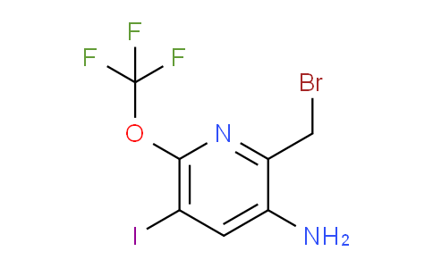 3-Amino-2-(bromomethyl)-5-iodo-6-(trifluoromethoxy)pyridine
