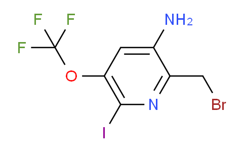 3-Amino-2-(bromomethyl)-6-iodo-5-(trifluoromethoxy)pyridine