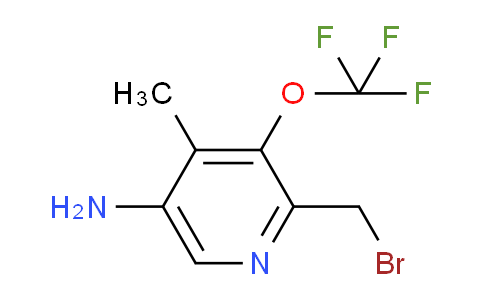 5-Amino-2-(bromomethyl)-4-methyl-3-(trifluoromethoxy)pyridine