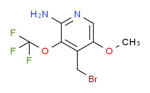 2-Amino-4-(bromomethyl)-5-methoxy-3-(trifluoromethoxy)pyridine