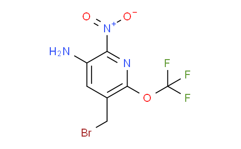 3-Amino-5-(bromomethyl)-2-nitro-6-(trifluoromethoxy)pyridine