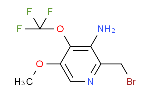 3-Amino-2-(bromomethyl)-5-methoxy-4-(trifluoromethoxy)pyridine