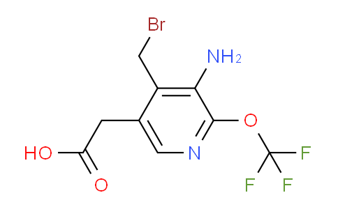 3-Amino-4-(bromomethyl)-2-(trifluoromethoxy)pyridine-5-acetic acid