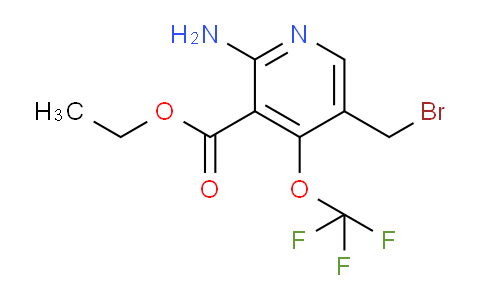 Ethyl 2-amino-5-(bromomethyl)-4-(trifluoromethoxy)pyridine-3-carboxylate