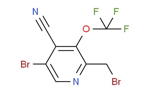 AM54979 | 1804570-94-2 | 5-Bromo-2-(bromomethyl)-4-cyano-3-(trifluoromethoxy)pyridine