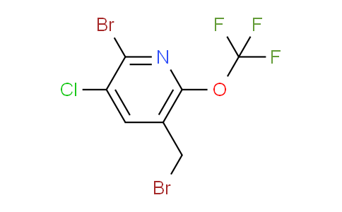 2-Bromo-5-(bromomethyl)-3-chloro-6-(trifluoromethoxy)pyridine