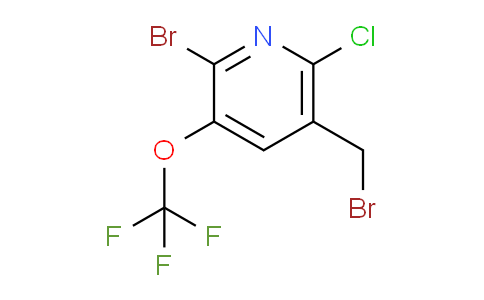 2-Bromo-5-(bromomethyl)-6-chloro-3-(trifluoromethoxy)pyridine