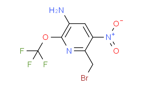 5-Amino-2-(bromomethyl)-3-nitro-6-(trifluoromethoxy)pyridine
