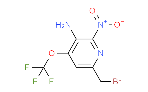 3-Amino-6-(bromomethyl)-2-nitro-4-(trifluoromethoxy)pyridine