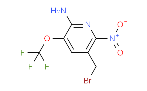 2-Amino-5-(bromomethyl)-6-nitro-3-(trifluoromethoxy)pyridine