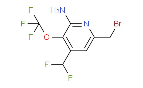 AM55040 | 1804536-60-4 | 2-Amino-6-(bromomethyl)-4-(difluoromethyl)-3-(trifluoromethoxy)pyridine