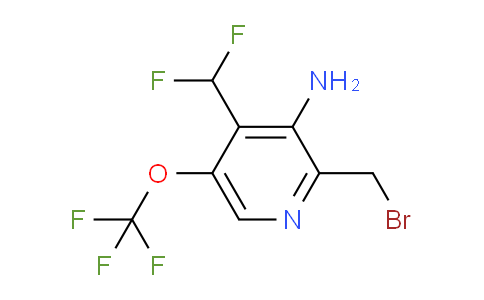 AM55045 | 1804531-59-6 | 3-Amino-2-(bromomethyl)-4-(difluoromethyl)-5-(trifluoromethoxy)pyridine