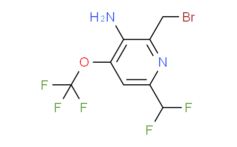 AM55047 | 1806129-79-2 | 3-Amino-2-(bromomethyl)-6-(difluoromethyl)-4-(trifluoromethoxy)pyridine