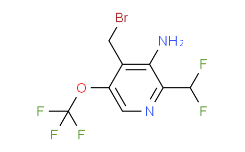 AM55049 | 1804011-88-8 | 3-Amino-4-(bromomethyl)-2-(difluoromethyl)-5-(trifluoromethoxy)pyridine