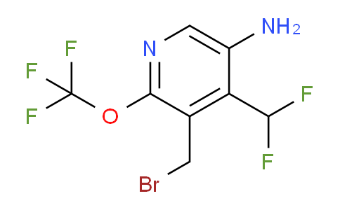 5-Amino-3-(bromomethyl)-4-(difluoromethyl)-2-(trifluoromethoxy)pyridine