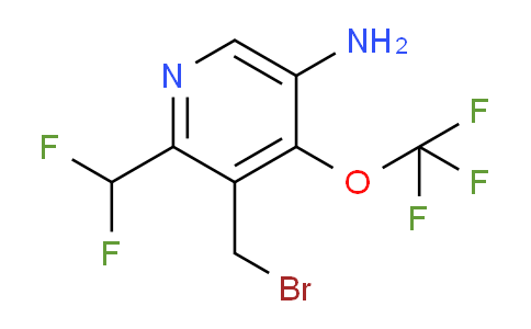 5-Amino-3-(bromomethyl)-2-(difluoromethyl)-4-(trifluoromethoxy)pyridine