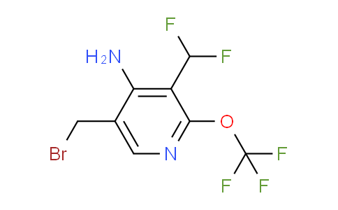 AM55059 | 1803650-42-1 | 4-Amino-5-(bromomethyl)-3-(difluoromethyl)-2-(trifluoromethoxy)pyridine