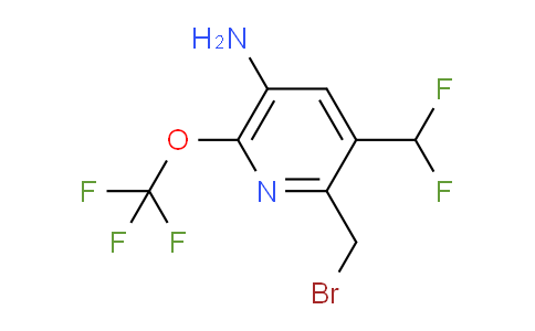 AM55060 | 1804391-81-8 | 5-Amino-2-(bromomethyl)-3-(difluoromethyl)-6-(trifluoromethoxy)pyridine