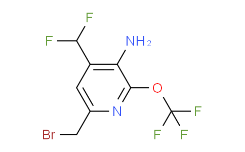 AM55061 | 1804531-75-6 | 3-Amino-6-(bromomethyl)-4-(difluoromethyl)-2-(trifluoromethoxy)pyridine