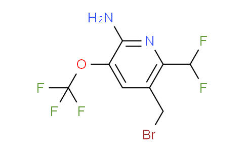 AM55082 | 1804531-56-3 | 2-Amino-5-(bromomethyl)-6-(difluoromethyl)-3-(trifluoromethoxy)pyridine