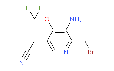 AM55092 | 1805989-61-0 | 3-Amino-2-(bromomethyl)-4-(trifluoromethoxy)pyridine-5-acetonitrile