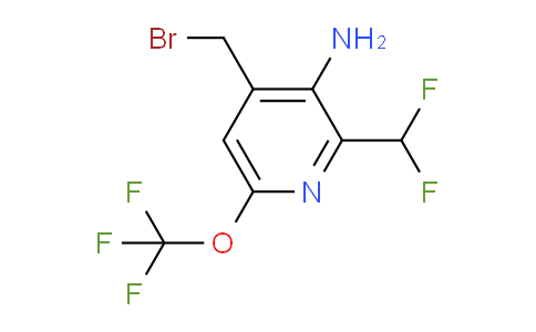 AM55093 | 1804391-75-0 | 3-Amino-4-(bromomethyl)-2-(difluoromethyl)-6-(trifluoromethoxy)pyridine