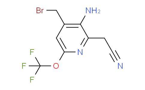 AM55098 | 1804014-15-0 | 3-Amino-4-(bromomethyl)-6-(trifluoromethoxy)pyridine-2-acetonitrile