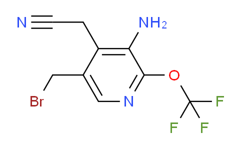 AM55099 | 1806130-54-0 | 3-Amino-5-(bromomethyl)-2-(trifluoromethoxy)pyridine-4-acetonitrile