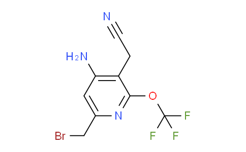 AM55104 | 1804014-51-4 | 4-Amino-6-(bromomethyl)-2-(trifluoromethoxy)pyridine-3-acetonitrile