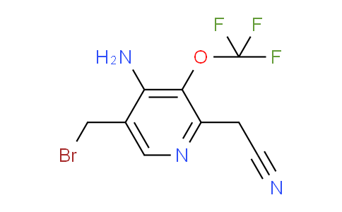 AM55106 | 1804536-74-0 | 4-Amino-5-(bromomethyl)-3-(trifluoromethoxy)pyridine-2-acetonitrile