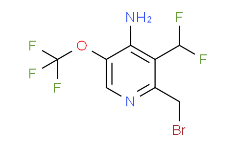 AM55112 | 1806129-89-4 | 4-Amino-2-(bromomethyl)-3-(difluoromethyl)-5-(trifluoromethoxy)pyridine