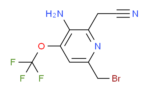 AM55113 | 1803651-00-4 | 3-Amino-6-(bromomethyl)-4-(trifluoromethoxy)pyridine-2-acetonitrile