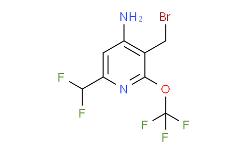 4-Amino-3-(bromomethyl)-6-(difluoromethyl)-2-(trifluoromethoxy)pyridine